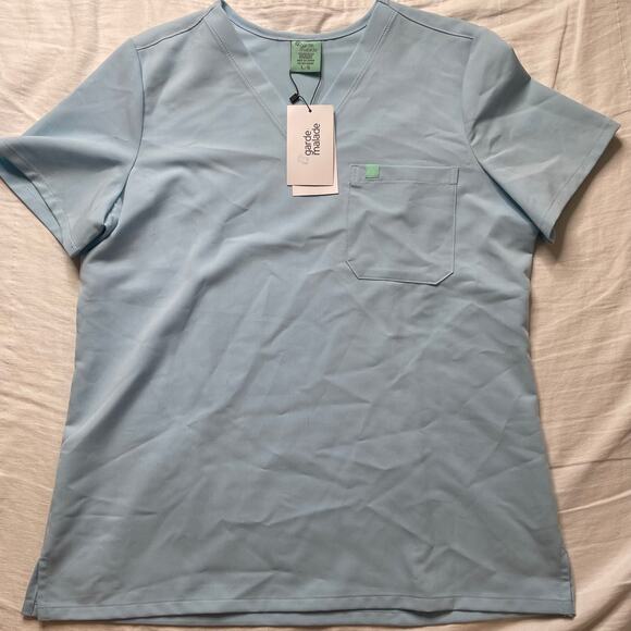 Garde Malade Women's Light Blue Scrub Set Large / Large Petite - Picture 5 of 11